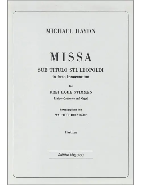 Missa sub titulo Sti Leopoldi